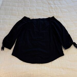 Free People Black Off-Shoulder Dress